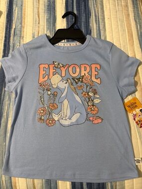 Eeyore Kids' Short Sleeve Tee - Light Blue